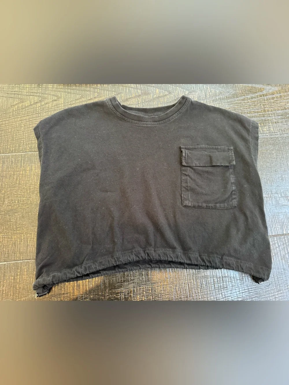 Zara Girls 3-Piece Outfit Bundle Size 9/10 – Ribbed Tank, Black Tee & Faux Leath